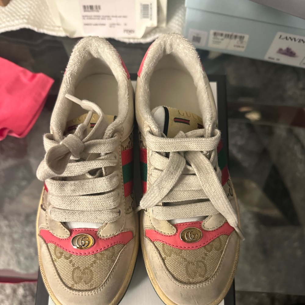 kids unisex gucci sneakers